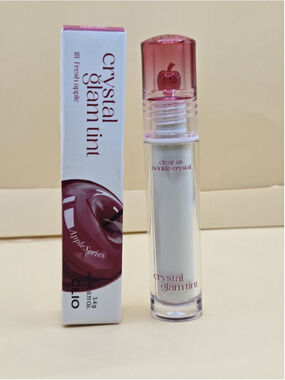 CLIO Crystal Glam Tint #18 Fresh Apple Lip Gloss Korean Makeup K-Beauty New Box